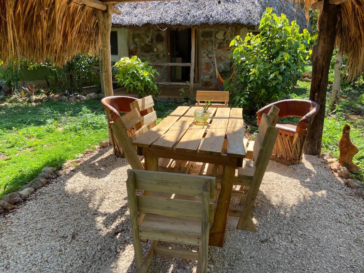 Encantadora Villa Maya Tradicional En Rancho Agroecologico Tzucaceb Exteriér fotografie