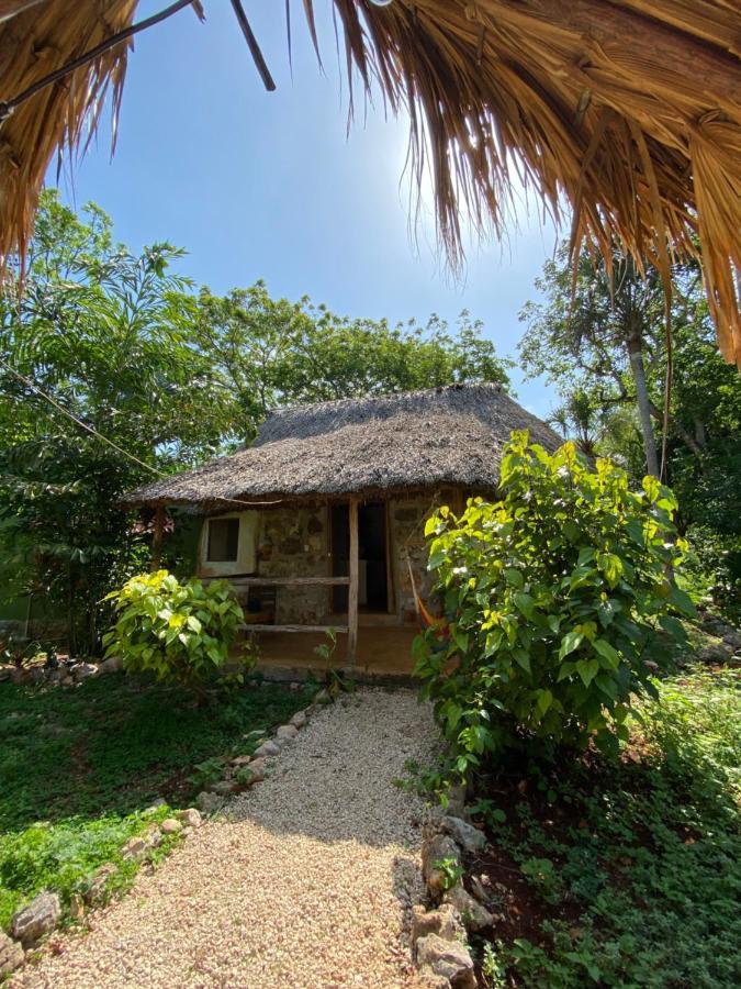 Encantadora Villa Maya Tradicional En Rancho Agroecologico Tzucaceb Exteriér fotografie
