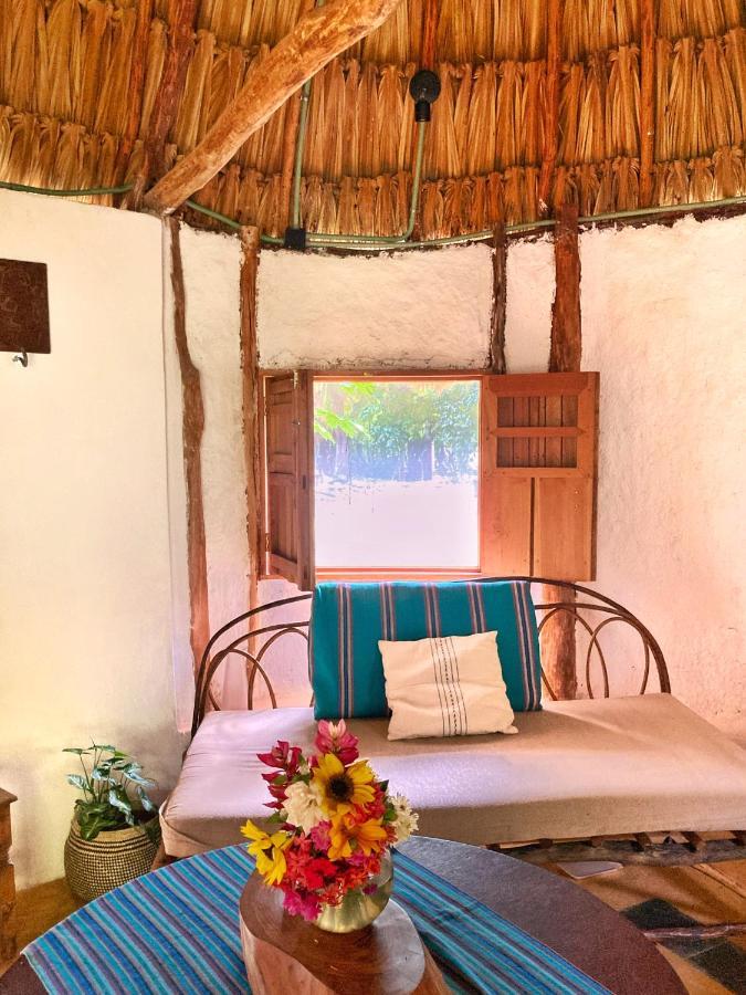 Encantadora Villa Maya Tradicional En Rancho Agroecologico Tzucaceb Exteriér fotografie