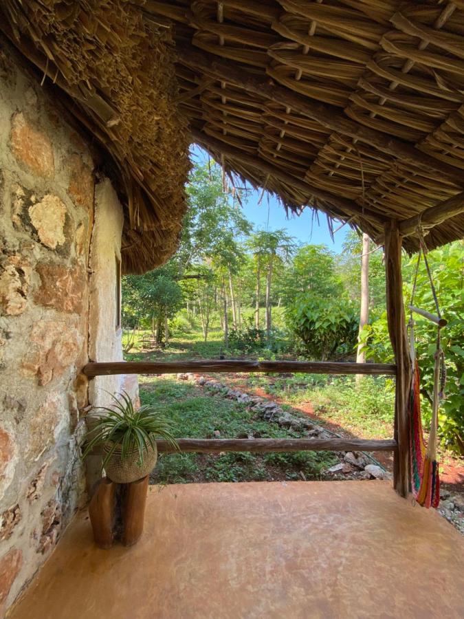 Encantadora Villa Maya Tradicional En Rancho Agroecologico Tzucaceb Exteriér fotografie