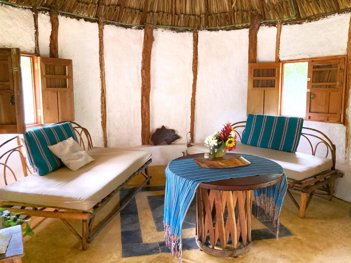 Encantadora Villa Maya Tradicional En Rancho Agroecologico Tzucaceb Exteriér fotografie